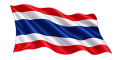 Wehende Flagge Thailands